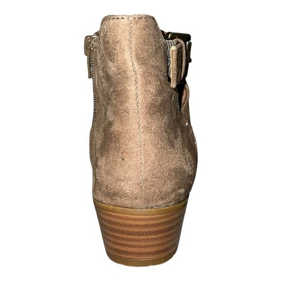 Style & Co Womens Mabel Cutout Booties Taupe Brown Microsuede 7M New - Picture 5 of 8